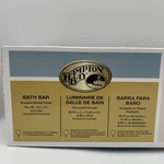 Hampton Bay 3 Light Brushed Nickel Bar Bathroom Vanity - No Bulbs. Fixed Price $34.95.