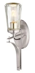 Minka Lavery 2301-84 Nickel 1-LIGHT Wall Sconce From The Poleis Collection. Fixed Price $179.00.