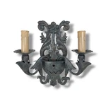 Vintage Arte De Mexico Wall Sconce Double Arm California Luxury Lighting Fixture. Fixed Price $200.00.