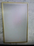 Pottery Barn Kensington Fixed Mirror Brass 19X23 Bathroom. Fixed Price $89.00.