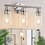 Zarbitta Bathroom Fixtures, Chrome 3-LIGHT,. Fixed Price $101.32.