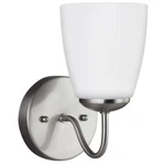 Sea Gull Bannock Light Inch Wall Sconce, Brushed Nickel, 4116601-962. Fixed Price $35.97.