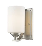 Bordeaux 1-LIGHT Wall Sconce In Brushed Nickel. Fixed Price $84.00.