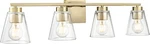 Millennium Lighting 64004 Strayhan 31"W Vanity - Gold. Fixed Price $159.90.