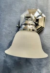 Norwell Lighting Model 8531-CH-OP Chrome (ch) Jenna Sophie Glass Sconce. Fixed Price $32.51.