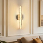 Pack 20" Elegant Wall Lamp Clear Wave Glass Shade Sconce Vanity Light Fixture. Fixed Price $142.99.