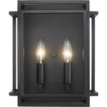 Z-lite 454-2S-MB Titania Light 10 Inch Matte Black Wall Sconce. Fixed Price $130.00.