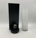 Pottery Barn Pearson Tube Sconce Single W/ Shade Matte Black 15"H #4826. Fixed Price $160.30.