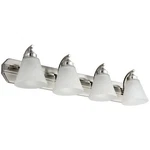Sunlite Modern Bell Vanity Fixture 30WALL Mount Bulb Req Light Brushed Nickel. Fixed Price $92.15.