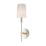 Maxim Lighting Uptown 1-LIGHT Wall Sconce, Satin Brass/nickel 32391OFSBRPN. Fixed Price $74.80.