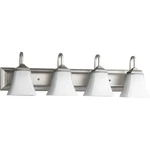 Quorum Light 30' Vanity, Nickel/satin Opal 5104-4-65. Fixed Price $177.00.