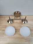 Millennium Lighting Vanity, Modern Gold/opal 30302-MG. Fixed Price $73.99.