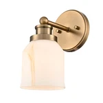 Vintage Wall Sconce Gold Vanity Light With Bell Shade Brass. Fixed Price $69.99.