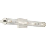 Kichler Azores Light Linear Bath Large, Black/clear Fluted - 45650BK. Fixed Price $394.99.