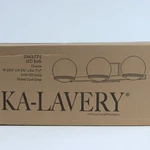 Minka 2843-77-L Hollywood Nights 3-LIGHT Vanity Sconce Chrome, Sealed. Fixed Price $265.00.