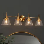 Lnc Modern Classic Brass Bell Bathroom Vanity Lighting 29 In. 4-LIGHT Powder. Fixed Price $56.99.