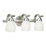 Forte Lighting Bathroom Vanity Brushed Nickel 5045-03-55. Fixed Price $134.30.
