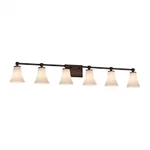 Justice Design Clouds Bath Bar In Dark Bronze CLD-8426-20-DBRZ-LED6-4200. Fixed Price $680.00.