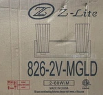 Z-lite 826-2V-MGLD Titus Light 16" Bathroom Vanity Modern Gold *read*. Fixed Price $79.99.