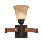 Kalco Lighting Rodeo Drive Wall Sconce, Black 4641B-ECRU. Fixed Price $504.00.