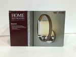 Home Decorators Collection 1-LIGHT Polished Nickel/corona Bronze Wall Sconce. Fixed Price $34.99.