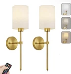 Kartoosh Lamp Light Battery Operated Wall Sconces Set Of Two With Remote Control. Fixed Price $29.00.