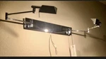 Wac Elegant Lighting BL-1327CH Cue Led Wall Scone W/ Exten. Swing Arms.. Fixed Price $72.50.