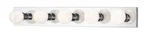 Thomas Lighting Vanity Strips 5-LIGHT Wall Lamp, Chrome SL74154. Fixed Price $39.95.
