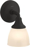 Kohler 10570-BLL Devonshire Sconce Matte Black Indoor Bathroom Wall. Fixed Price $54.00.