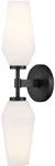 Lark 85505 Gio Light 21" Tall Bathroom Sconce - Black. Fixed Price $249.99.