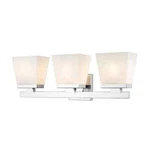 Z-lite Astor 23 In. 3-LIGHT Chrome Vanity With Etched Opal Glass Shades. Fixed Price $81.99.
