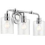 Kichler 45666 Chrome Gunnison 3-LIGHT 24"W Bathroom Vanity. Fixed Price $239.99.