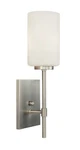 Forte Lighting 2612-01 Nickel Single 15"H Wall Sconce. Fixed Price $50.40.
