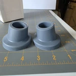 Qwork Replacement Feet For Shower Chair Bath Seat, 2 Pack Angled. Fixed Price $5.00.