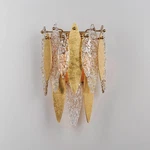 Maxim Majestic 17 1/2" High Gold Leaf And Glass Wall Sconce. Fixed Price $298.00.