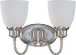 Nuvo 60/2797 Bella Light 14 Inch Brushed Nickel Vanity Wall. Fixed Price $47.99.
