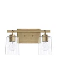 Homeplace By Capital Lighting Greyson Vanity, Aged Brass 128521AD-449. Fixed Price $119.99.