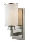 Savannah 1-LIGHT Wall Sconce In Brushed Nickel. Fixed Price $100.00.