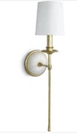 Regina Andrews Fisher Wall Sconce Light, Single 15-1165. Fixed Price $275.00.