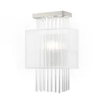 Livex Lighting 41140 Nickel Alexis Single 15"H Wall Sconce. Fixed Price $149.98.
