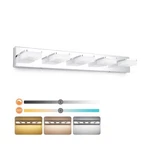 3 Colors Dimmable Bathroom Fixtures Over Mirror Led Chrome Vanity Light.... Fixed Price $126.32.
