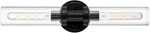 Modern Black Wall Sconces 2-LIGHT Vanity With Clear Glass Shade. Fixed Price $86.99.