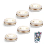 Puck Lights With Remotewireless Under Cabinet Lighting Battery Operatednightl.... Fixed Price $28.00.