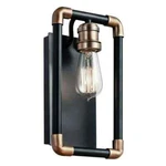 Kichler Lighting 43889BK Imahn Collection Transitional Wall Sconce- Black W/bulb. Fixed Price $79.95.