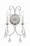 Crystorama Lighting Group 5012-CL-MWP Ashton 18" Tall Silver. Fixed Price $378.00.