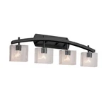 Justice Design Fusion Archway 4-LT Bath, Rtl/seed/bk E26 FSN-8594-55-SEED-MBLK. Fixed Price $424.00.