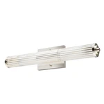 Brushed Nickel Two Light Vanity From The Holly Grove Collection. Fixed Price $239.99.