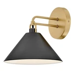 Lark Milo 1 Light Small Sconce, Lacquered Brass/black 84430LCB-BK. Fixed Price $119.99.