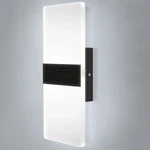 Lightess Modern Wall Sconce Dimmable Lighting 12W Black Indoor. Fixed Price $32.98.