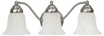 Capital Lighting 1363-117 Nickel 3-LIGHT Bathroom Vanity Fixture. Fixed Price $64.74.